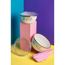 Feyza Design Pratik ve Şık 2'li Saklama Kabı Seti, Fildişi Renk Seçeneğiyle