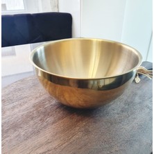 Feyza Design Paslanmaz Çelik Salata ve Karıştırma Kasesi 20CM 2l, Çok Amaçlı Kullanım