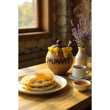 Feyza Design Doğal Bal Kavanozu ve Bal Kaşığı Seti, Şık ve Kullanışlı Tasarım