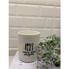 Feyza Design Renkli Seramik Kaşıklık, Şık ve Kullanışlı Mutfak Aksesuarı