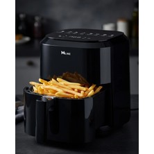 Argesco Mühendislik 1360W Güçlü 4 Litre Kapasiteli Dokunmatik Cam Hazneli Airfryer