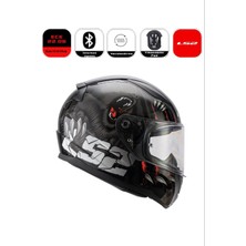 Ls2 Rapid Iı Motor Kaskı Yeni Seri Claw Black (Ece 22.06)