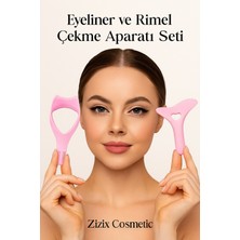 Özgürce Göz Makyajı Seti, Rimel ve Eyeliner Çekme Aparatıyla Kolay Kullanım