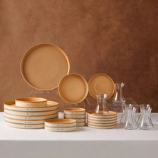 Karaca x TURK Fatih Tutak Earth Collection 26 Parça 6 Kişilik Kahvaltı Seti