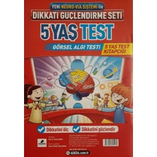 Adeda Yayıncılık Dikkati Güçlendirme Seti 5 Yaş Test Eğlenceli Tasarım ile Motor Becerileri Geliştirici