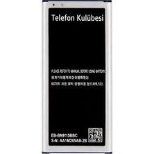 Telefon Kulübesi Samsung Note 4 Edge Uyumlu Batarya Pil