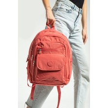 Nemo Group Yavruağzı Okul Çantası, Crinkle Su Geçirmez Kumaş, Laptop Seyahat Sırt Çantası, 24 Lt, 40X30CM