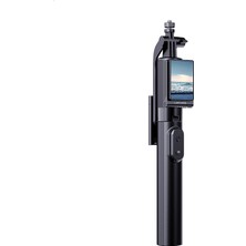 Lenyes LPH120 Uzaktan Kumandalı Çok Fonksiyonlu Sabitleyici Ekranlı Tripod ve Selfie Çubuğu Siyah