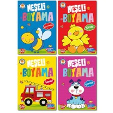 Boyama Zamanı Neşeli Boyama 10 Set +1 Set (44 Kitap)