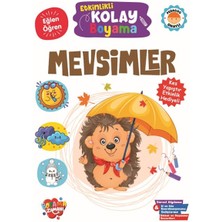 Boyama Zamanı Etkinlikli Kolay Boyama -Mevsimler