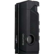 Quantoro 3 Torch Pürmüz Siyah Metal Puro Çakmağı