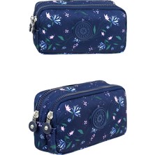 Özgürce Çift Bölmeli Krinkıl Kumaş Kalemlik, Şık ve Pratik Çalışma Arkadaşı