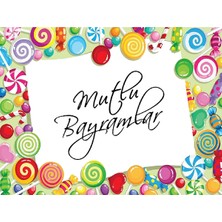 Promisebackdrop2 200X200 cm Kumaş Okul Etkinlik Fon , Şeker Bayramı Pano, Ramazan Bayramı Pano, Bayram Pano