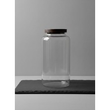 Feyza Design Şeffaf Cam Kavanoz 15X30 cm Saklama ve Organizer Seti