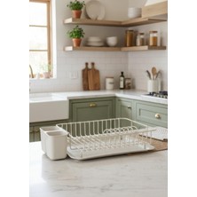 Feyza Design Modern Bej Renkli Şık Bulaşıklık, Evinizde Kullanım Için Ideal Seçenek