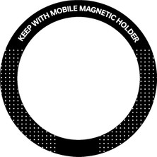 Go-Des Go Des GD-G026 Halo Serisi Çiftli Metal M-Safe Halkası Siyah