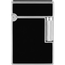 S.t. Dupont Line 1 Siyah - Gümüş Puro Çakmağı