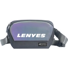 Lenyes LB713 Dazzling Crossbody Serisi Çok Amaçlı Su Geçirmez Çapraz Vücut Çantası Siyah