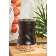 Feyza Design Vakumlu Saklama Kabı, Siyah, Güçlü ve Hava Geçirmez, Pratik Kullanım