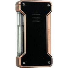 Quantoro Tek Torch Pürmüz Siyah-Bakır Metal Puro Çakmağı