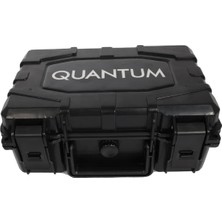 Quantum Seyahat Tipi 20 Taşıma Kulplu Siyah Humidor Puro Kutusu