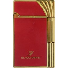 Black Martin Soft Flame Kırmızı-Sarı Metal Çakmak
