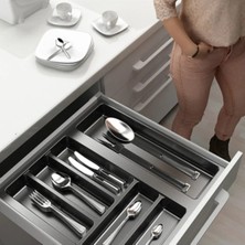 Feyza Design Pratik ve Şık Mutfak Çekmecesi Içi Kaşıklık Düzenleyici 44X48 cm