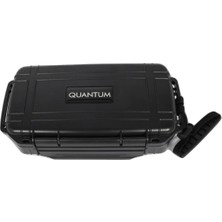 Quantum Seyahat Tipi 10 Taşıma Kordonlu Siyah Humidor Puro Kutusu
