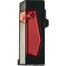 Zorro 4 Torch Pürmüz Siyah-Kırmızı Metal Puro Çakmağı