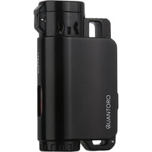 Quantoro 3 Torch Pürmüz Siyah Metal Puro Çakmağı