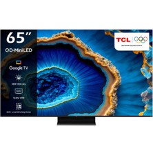 Tcl 65C755 4K Ultra Hd 65" 165 Ekran Uydu Alıcılı Google Smart Mini LED Tv - Teshir