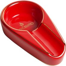 Firebird Kırmızı Tekli Porselen Puro Küllüğü