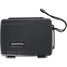 Quantum Seyahat Tipi 6 Içi Sedir Siyah Humidor Puro Kutusu