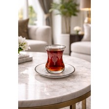 Canba Praga Platin Çay Seti 12 Parça