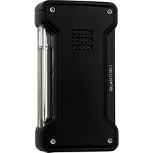 Quantoro Tek Torch Pürmüz Siyah Metal Puro Çakmağı