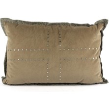 Mikasa Moor Love Bej Gri Zımbalı 40X60 Yastık