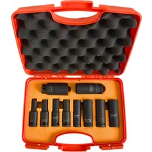 Rico 007-RC2325 1/2 Havalı Derin Lokma Takımı 6 Köşe 10 Parça