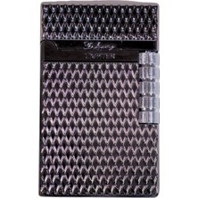 Black Martin Soft Flame Desenli Gunmetal Metal Çakmak