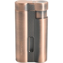 Quantoro 3 Torch Pürmüz Elektrikli Bakır Metal Puro Çakmağı