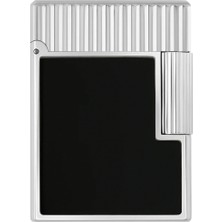 S.t. Dupont Ligne 1 Siyah-Gümüş Puro Çakmağı 14121