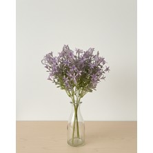 Yasima Yapay Kıvrımlı Mor Yeşillik Dal Ev Dekorasyon Önerisi 35 cm