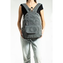 Nemo Bags  Unisex Okul Çantası, Crinkle Su Geçirmez Kumaş, Laptop Seyahat Sırt Çantası, 24 Lt, 40X30CM