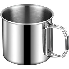 250 ml Katlanır Kulp Kahve Kamp Bardağı Fincanı MT163