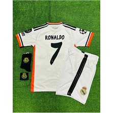 Portego R.e.a.l M.a.d.r.i.d 2014 Lizbon Şampiyonlar Ligi Finali Cristiano Ronaldo Forması 4'lü Set (Armalı)