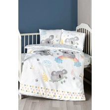 First Choice Koala %100 Pamuk Dijital Baskılı Bebek Nevresim Takımı