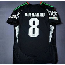 Portego A.r.s.e.n.a.l 2024/25 Yeni Sezon Martin Degaard Deplasman Forması (Black)