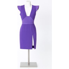 Baltaci Milano Viola Dream Dress-Purple / ıtalıan crep / Dry clean only