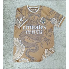 Portego R.e.a.l M.a.d.r.i.d 2024/25 Dragon Desenli Özel Konsept Forması (Gold)