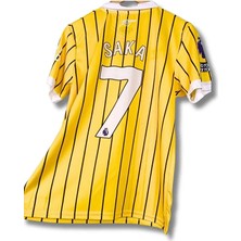 Portego Arsenal 2024/25 Yeni Sezon Bukayo Saka Özel Konsept Forması (Sarı)