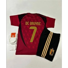 Portego Kevin De Bruyne Belçika Milli Takımı 2024-255 Yeni Sezon Çocuk Forması 4'lü Set